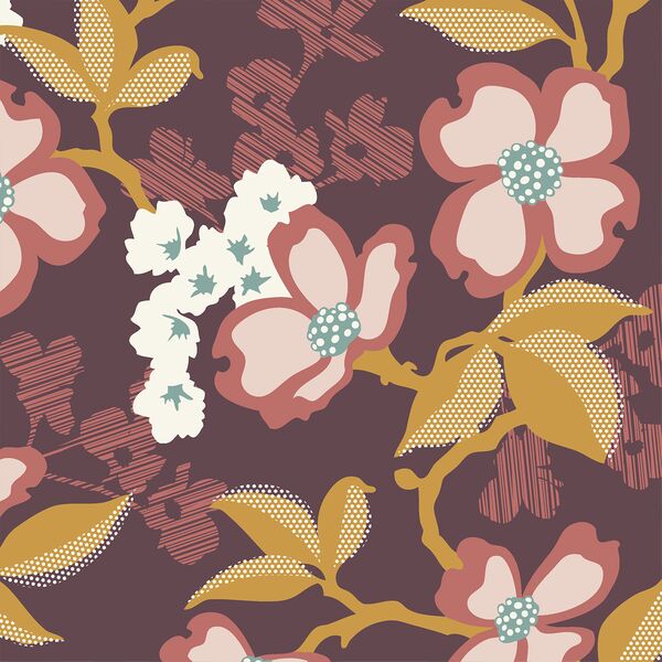 Dogwood Bloom in Plum