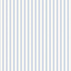 Vertical Spring Stripe in Pond Blue
