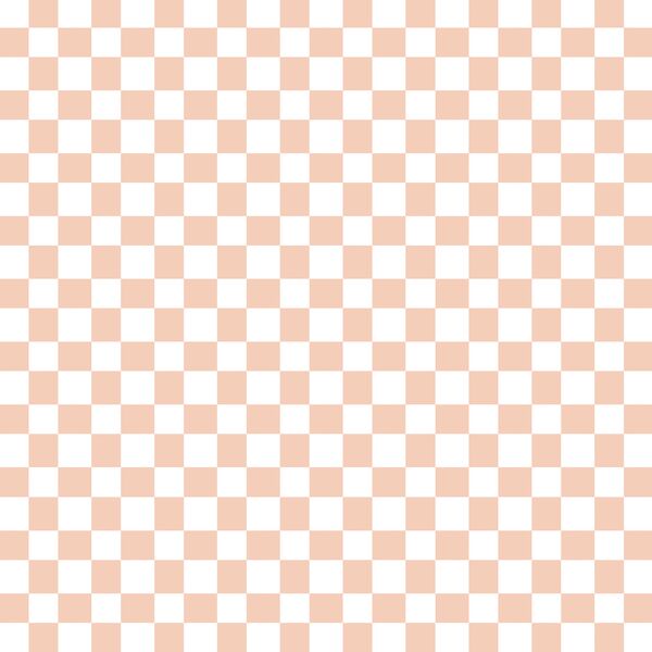 Spring Checks in Peach