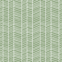 Herringbone in Meadow Green