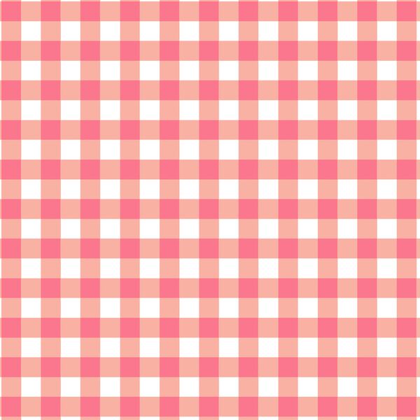 Tablecloth Check in Strawberry Jam