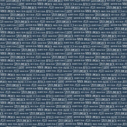 Words in Navy Blue