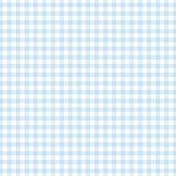 Summer Gingham in Summer Sky