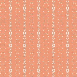 Zigzag Dot in Peach