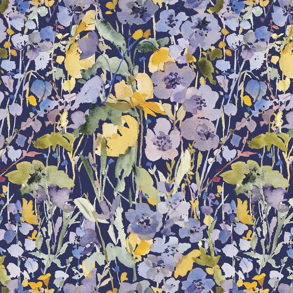 Wilde Bloem in Midnight Blue