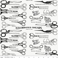 Sewing Shears in White