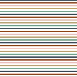 Winter Candy Stripe in White
