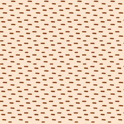 Stitch in Maple Brown on Warm Cream
