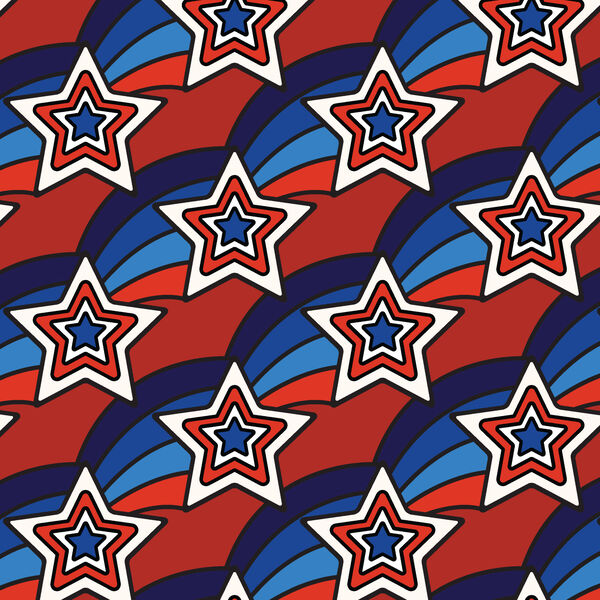 Groovy Stars in Multi