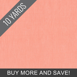 Artisan Cotton Yarn-Dye in Dark Coral White - 10 Yard Bolt