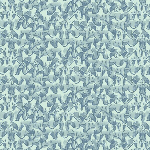 Ruffle in Cloud Blue