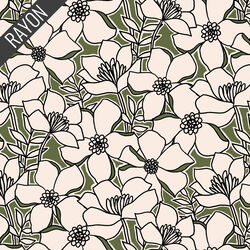 Quinn Rayon in Olive