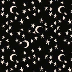 Moonlit Stars in Dark Night