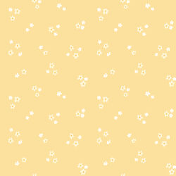 Ditsy Flowers in Yellow