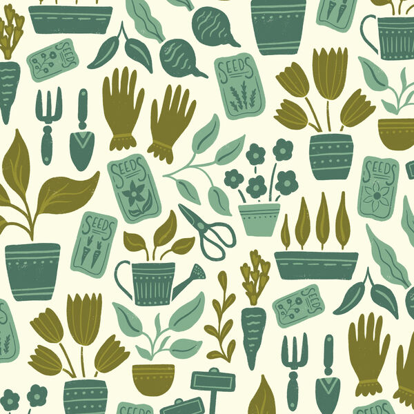 Potting Bench in Green