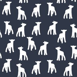 Lamb Silhouette in Eclipse