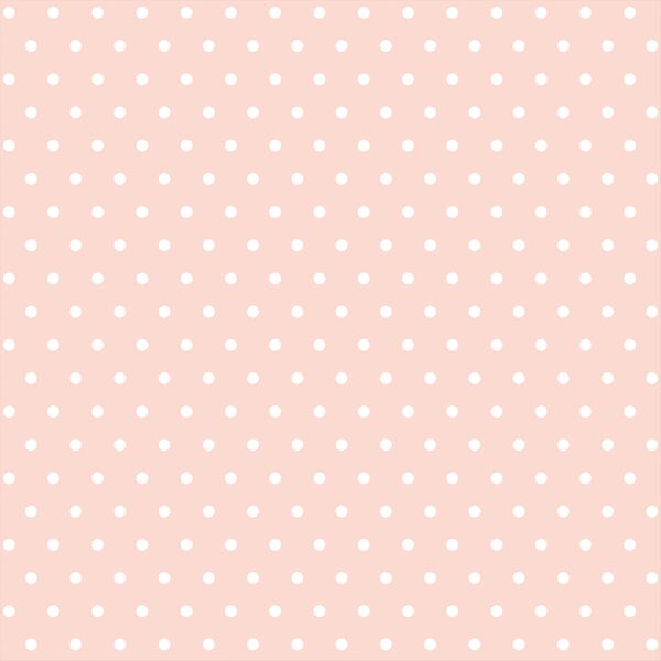 Polka Dots in Powder Pink