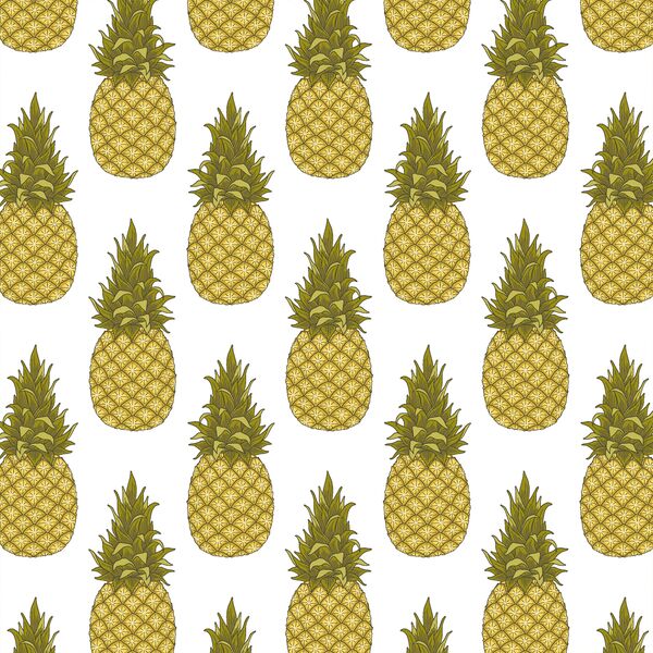 Little Pineapples in White