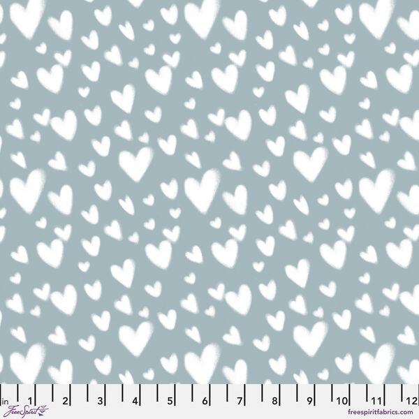Cloud Hearts in Blue