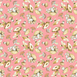 Mushroom Toss in Medium Pink