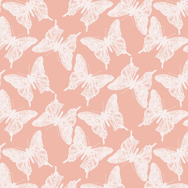 Butterflies in Pink Glow