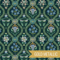 Posie in Peacock Metallic