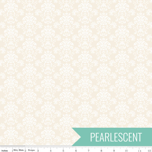 Damask in Cream Pearl