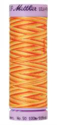 Orange Ana (9075-9831) - Silk Finish Cotton Multi 50wt - 109 Yards