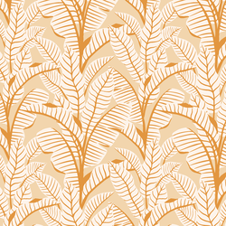 Small Palm Play in Light Apricot Cream