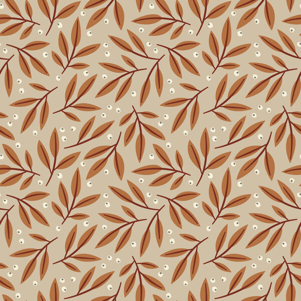 Fall Foliage in Gray