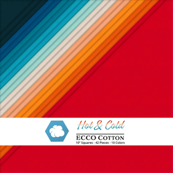 Ecco Cotton 10" Square Pack in Hot and Cold