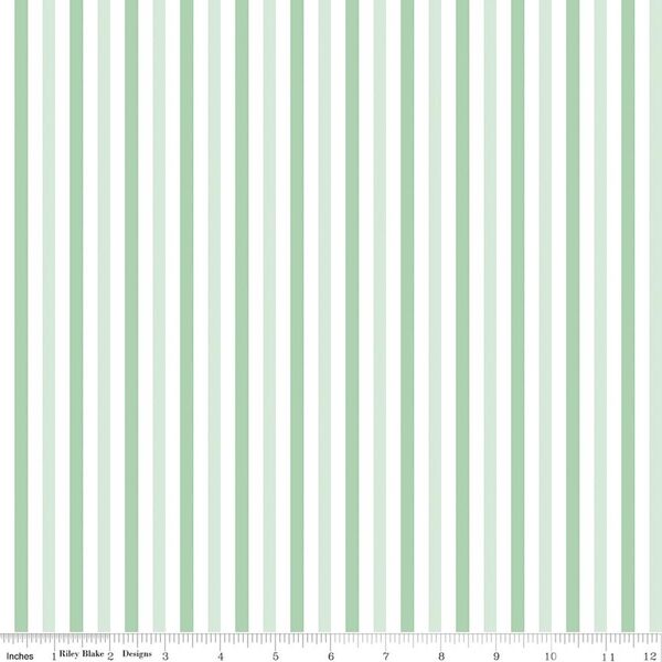 Stripes in Green