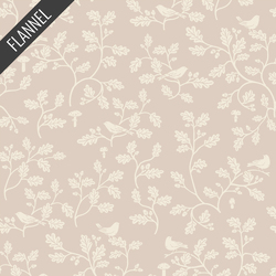 Woodland Oak Flannel in Rose Dust