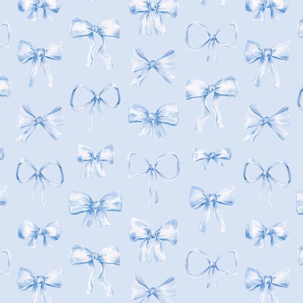 Pretty Bows in Sky Blue