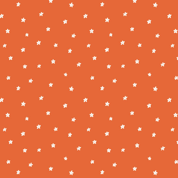 Ditsy Flowers in Red