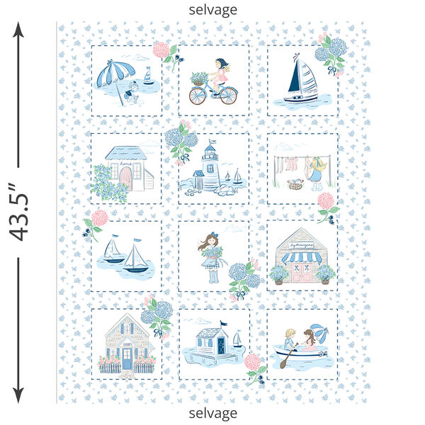 Coastal Dreams Panel in Multi