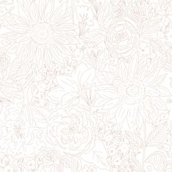 Paperie in Mauve on White