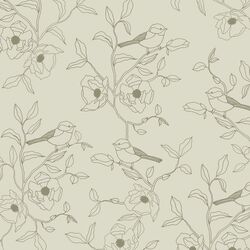 Sketched Birds in Grove