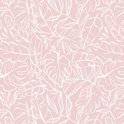 Palm Leaf in Pink Sand