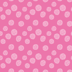 Sand Dollars in Pink Hibiscus