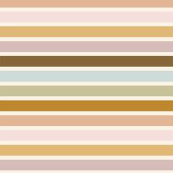 Rainbow Stripe in Vintage Blooms