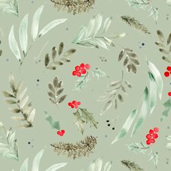 Holly Berry in Sage