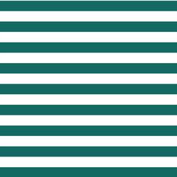 Horizontal Candy Stripe in Emerald