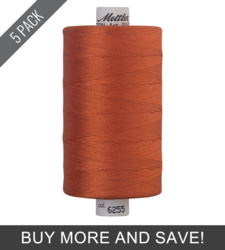 Mandarin Orange (9141-6255) - Silk Finish Cotton 40wt - 1094 Yards (5 Pack)