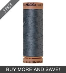 Flint Stone (9136-0342) - Silk Finish Cotton 40wt - 164 Yards (3 Pack)