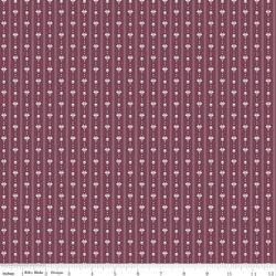 Stripes in Burgundy