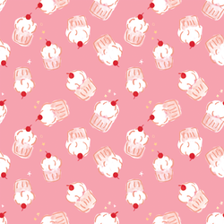 Cupcakes in Bubblegum Pink