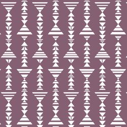 Little Tribal Stripe in Mulberry