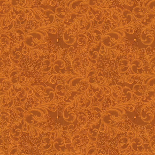 Scrolls in Dark Pumpkin