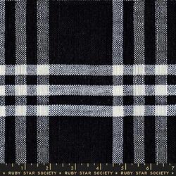 Horizon Plaid Chore Coat in Black